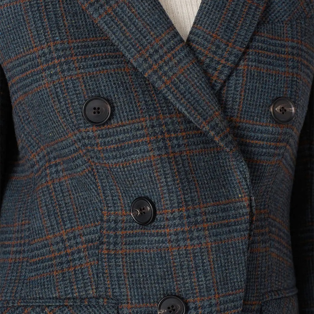 VERONICA BEARD Yareli Wool Plaid Blazer - Picture 5 of 8